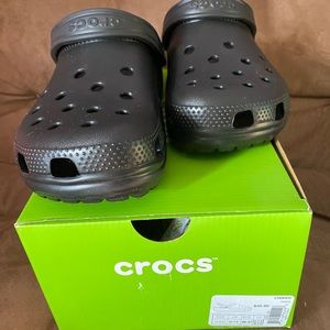 NWT Mens Size 12 Black Crocs